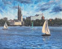 Hamburg Alster, 40x50cm.jpg