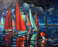 Regatta, 100x80.jpg