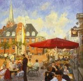 80x80cm "Buxtehude Rathaus"