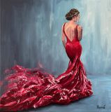 Frau im roten Kleid, 30x30cm.jpg