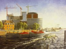 80x60cm "Elbphilharmonie"